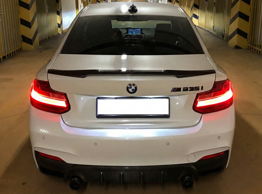 M4-Style Spoiler (for F22, Gloss Black) for BMW 2 Series F22/F23 2014-2021 - image 1