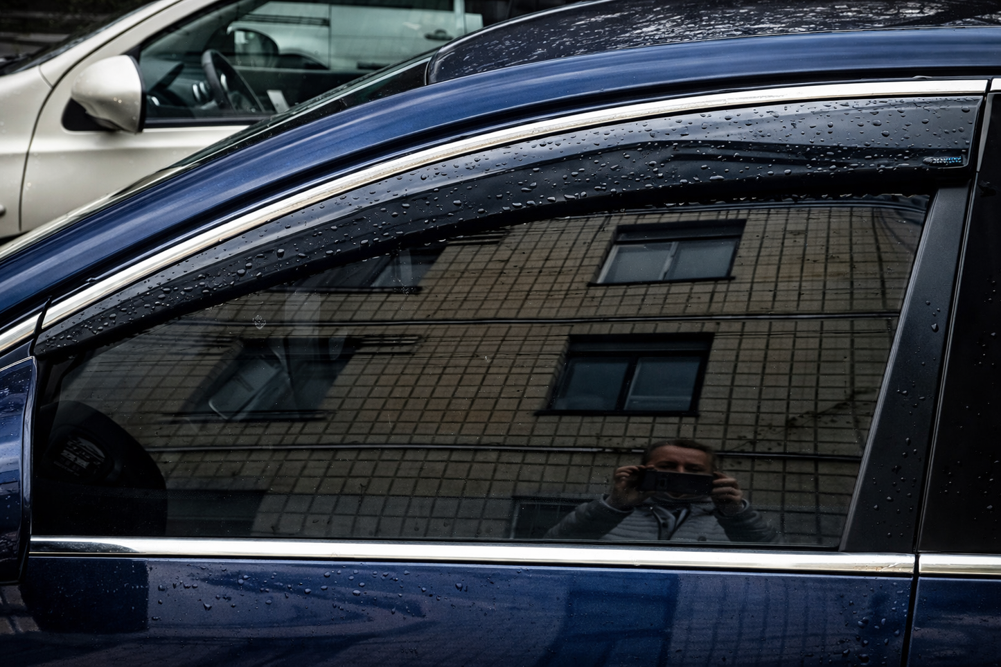 Window Deflectors with Chrome Trim (4 pcs, Sunplex Chrome) for Volkswagen Passat B6 2006-2012 - image 1