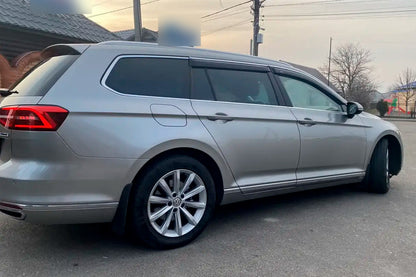 Window Deflectors with Chrome Trim Variant (4 pcs, HIC) for Volkswagen Passat B8 2015-2023 - image 2