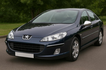 Chrome Mirror Covers (2 pcs) for Peugeot 407 2004-2011 - image 1