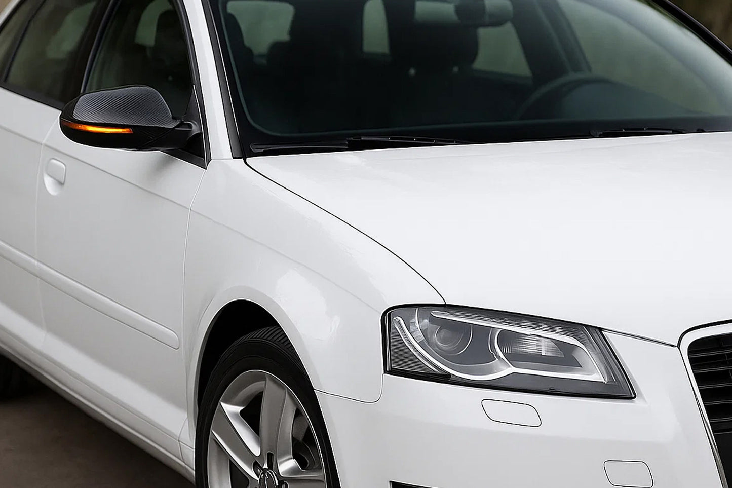 Mirror Covers (2 pcs, Carbon) for Audi A5 2007-2015 - image 1