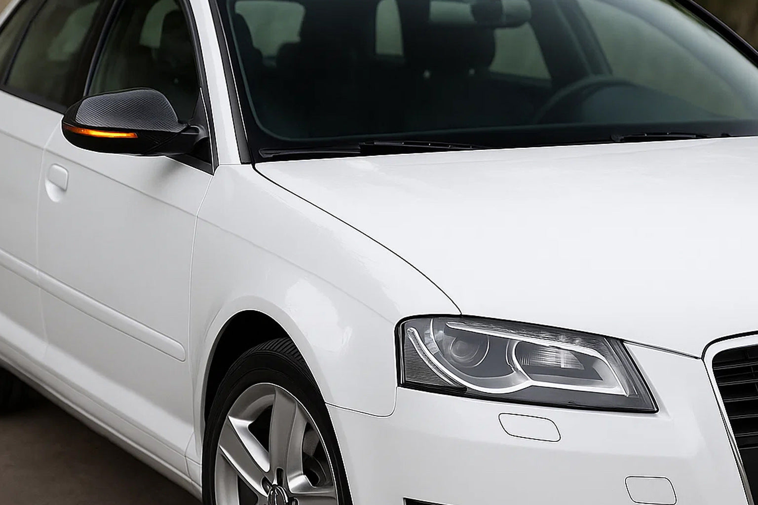 Mirror Covers (2 pcs, Carbon) for Audi A5 2007-2015 - image 1