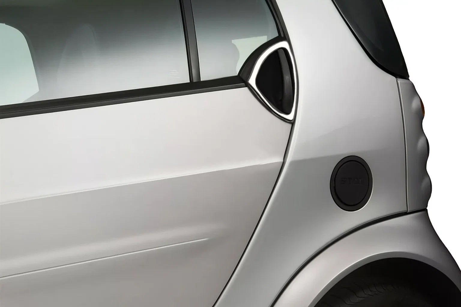 Door handle trims (2 pcs, stainless steel) for Smart 1998-2007 - image 1