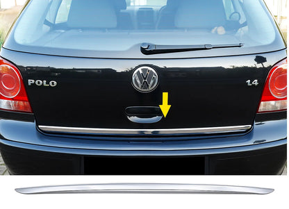 Trunk trim 2005-2009 stainless steel for Volkswagen Polo 2001-2009 - image 2