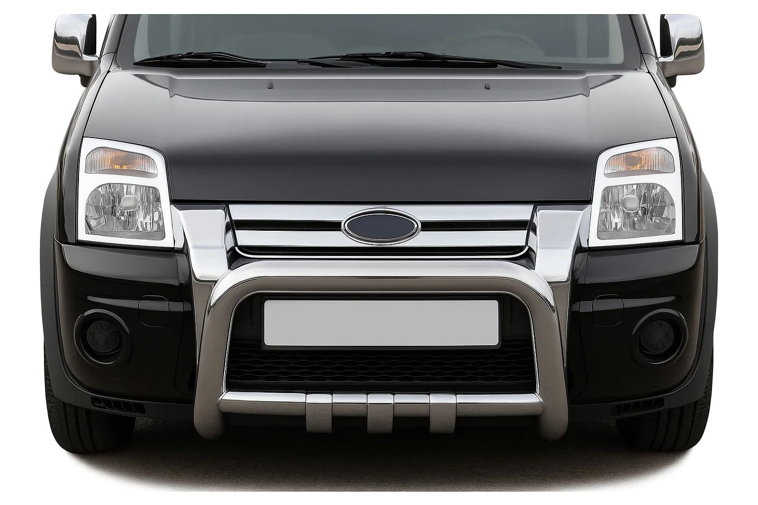 Headlight Trim OmsaLine (2 pcs, ABS Chrome) for Ford Connect 2002-2006 - image 1