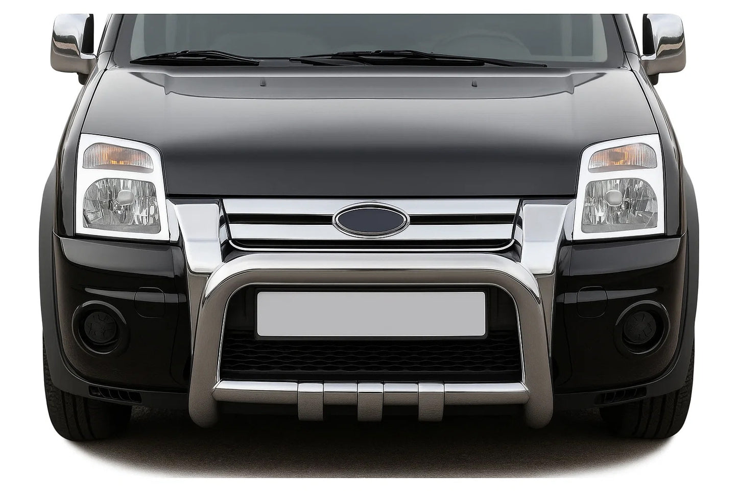 Headlight Trim OmsaLine (2 pcs, ABS Chrome) for Ford Connect 2006-2009 - image 1