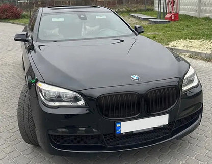 M-Look Kidney Grilles (2015-2019, Matte Black) for BMW 1 Series F20/F21 2011-2019 - image 1