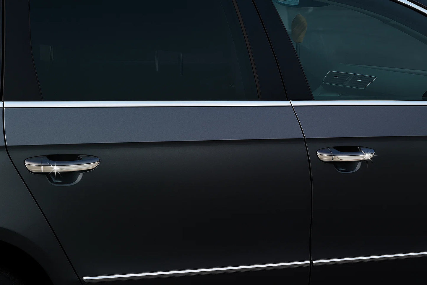 Window Trim HB (6 pcs, Stainless Steel) for Volkswagen Polo 2010-2017 - image 2