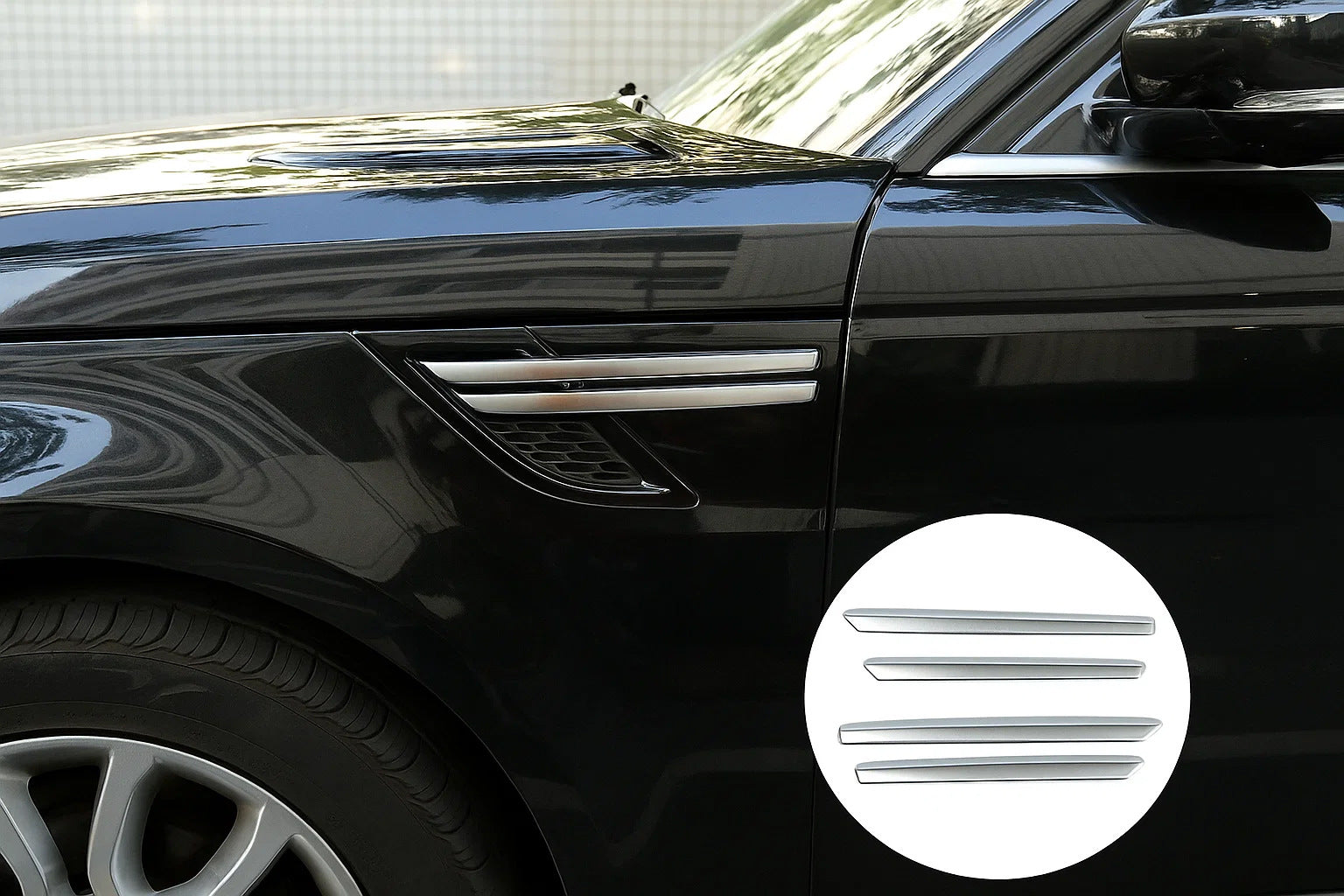 Chrome Gill Covers (4 pcs) for Range Rover Sport 2014-2022 - image 1