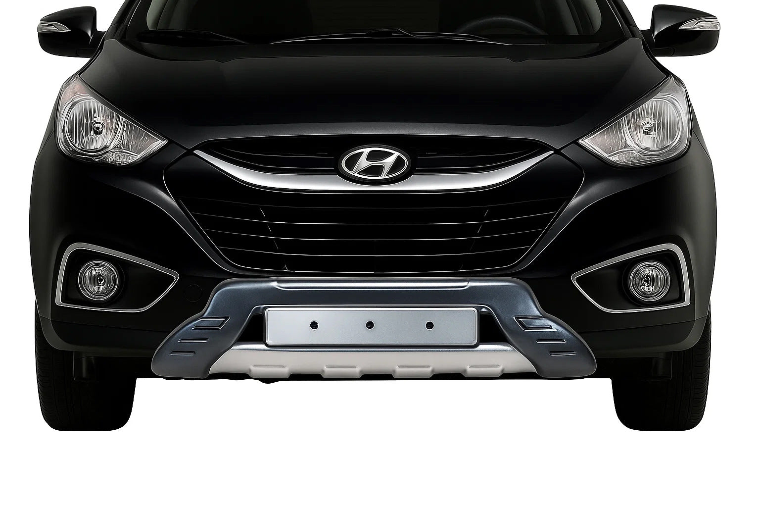Front Plastic Lip V3 for Hyundai IX-35 2010-2015 - image 1