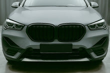 Kidney Grilles M-Look (2020-2022, Black Matte) for BMW X1 F48 2015-2022 - image 1