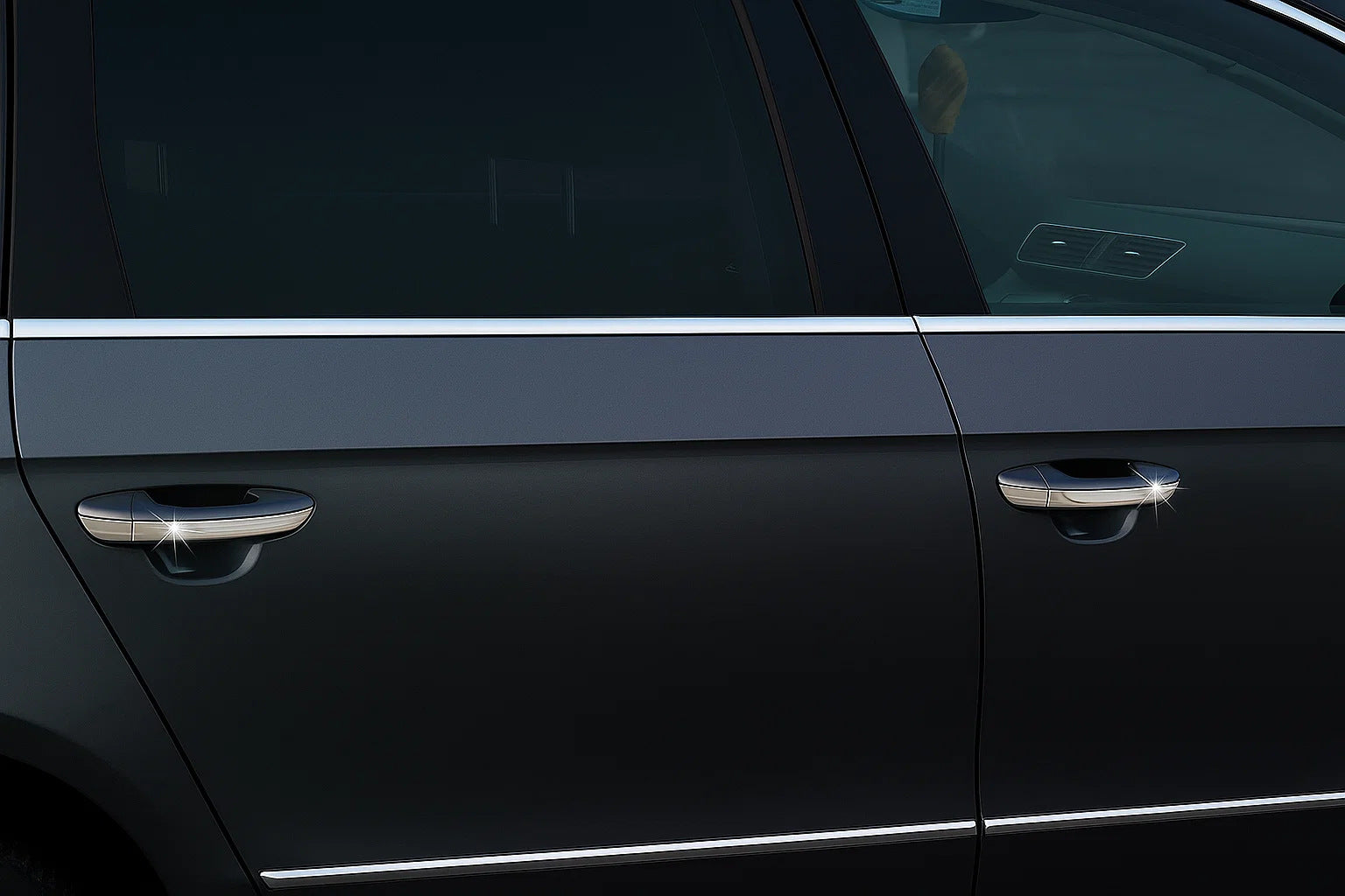 Window Trim HB (6 pcs, Stainless Steel) for Volkswagen Polo 2010-2017 - image 2