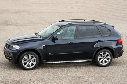 Side Steps Shining V1 (2 pcs, Aluminum) for BMW X5 E-70 2007-2013 - image 1