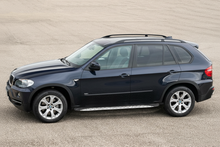 Side Steps Shining V1 (2 pcs, Aluminum) for BMW X5 E-70 2007-2013 - image 1