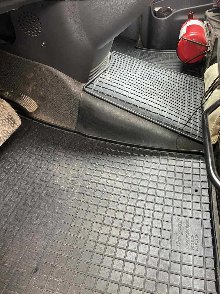 Rubber Floor Mats (3 pcs, Polytep) for Mercedes Vito W639 2004-2014 - image 4