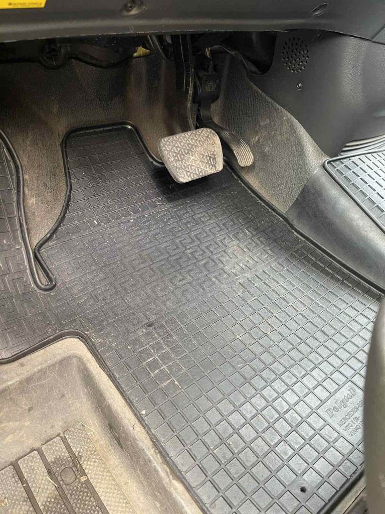 Rubber mats (3 piece, Polytep) for Mercedes Viano 2004-2014 - Reelken Auto