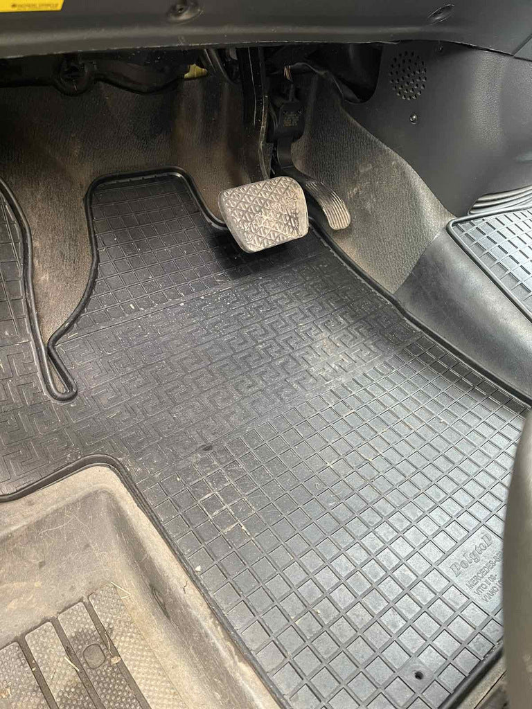 Rubber Floor Mats (3 pcs, Polytep) for Mercedes Vito W639 2004-2014 - image 1