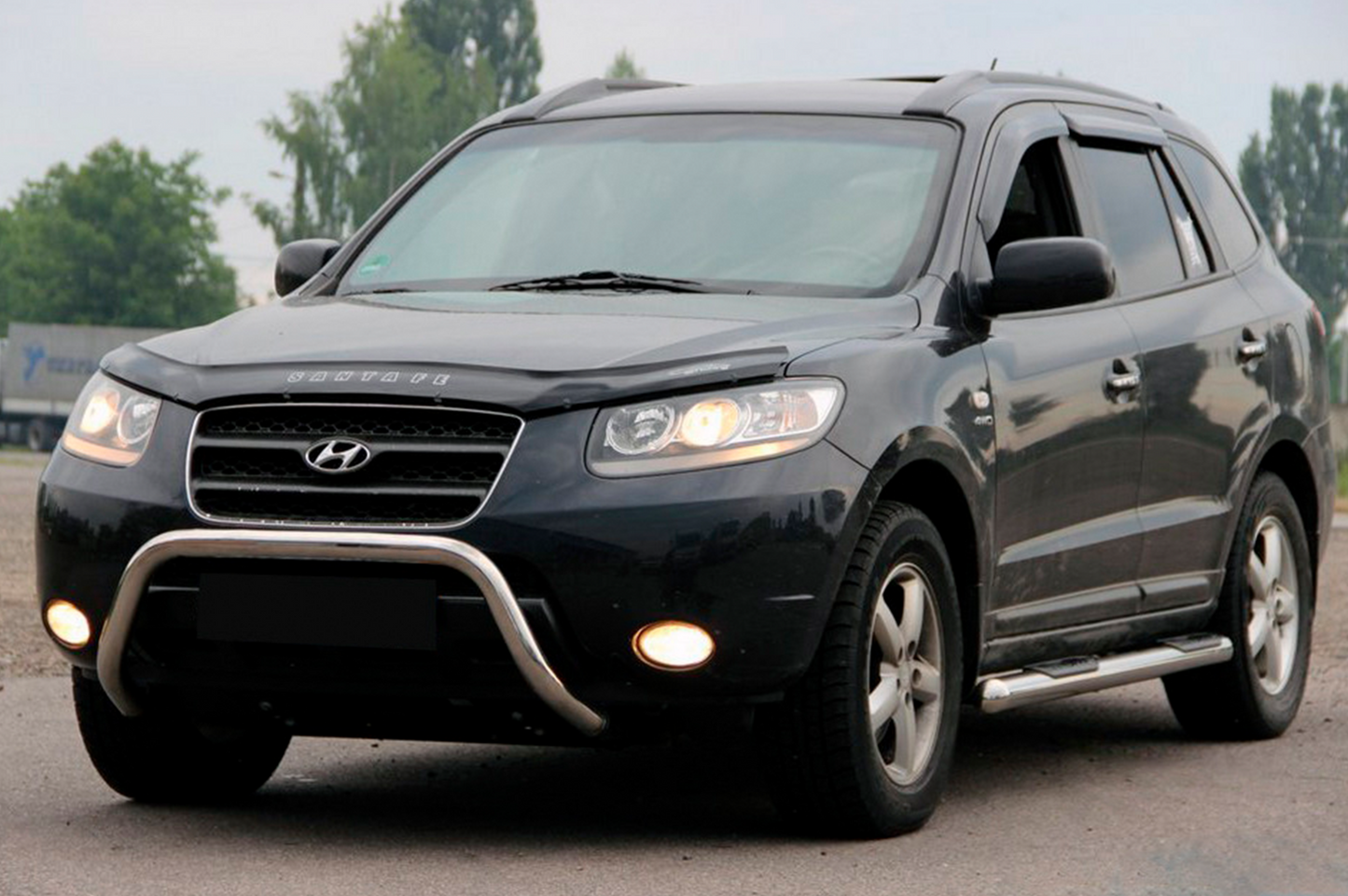 Bull Bar WT007 (Stainless Steel) for Hyundai Santa Fe 2 2006-2012 - image 1