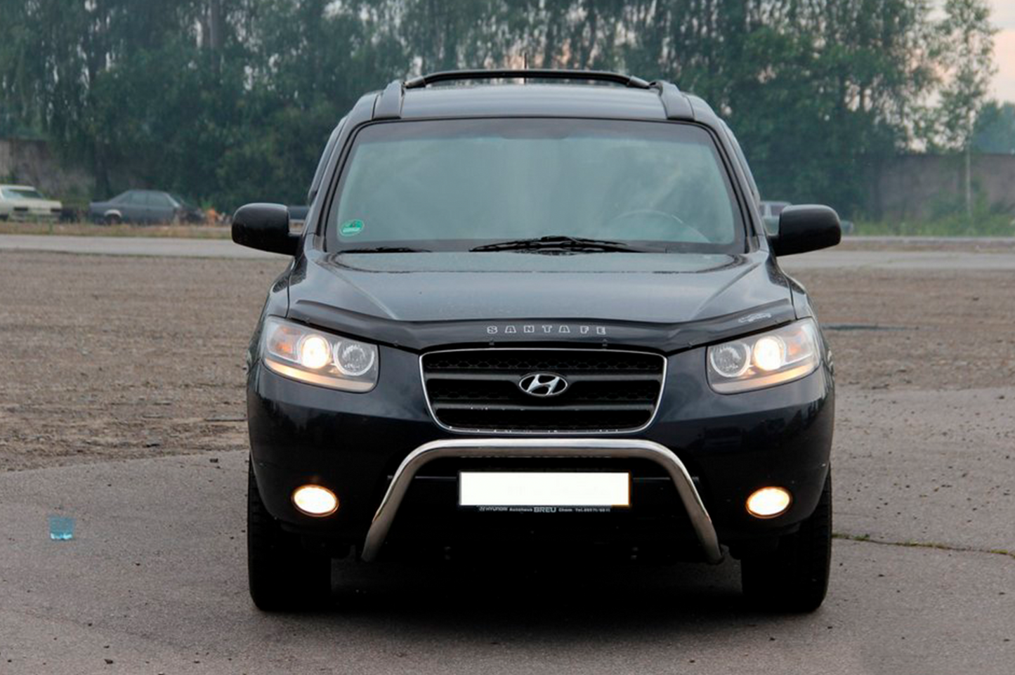 Bull Bar WT007 (Stainless Steel) for Hyundai Santa Fe 2 2006-2012 - image 3