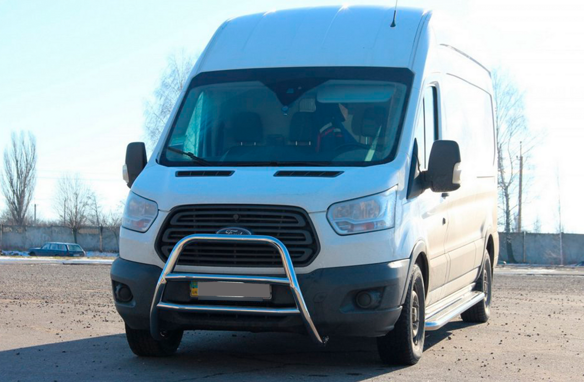 Bull Bar WT022 (Stainless Steel) for Ford Transit 2014- - image 2