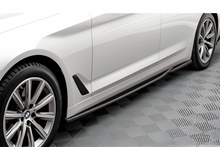 DPT V-2 Side Skirt Extensions (for M-Sport/M5 side skirts, Gloss Black) for BMW 5 Series G30/G31 2017-2023 - image 1
