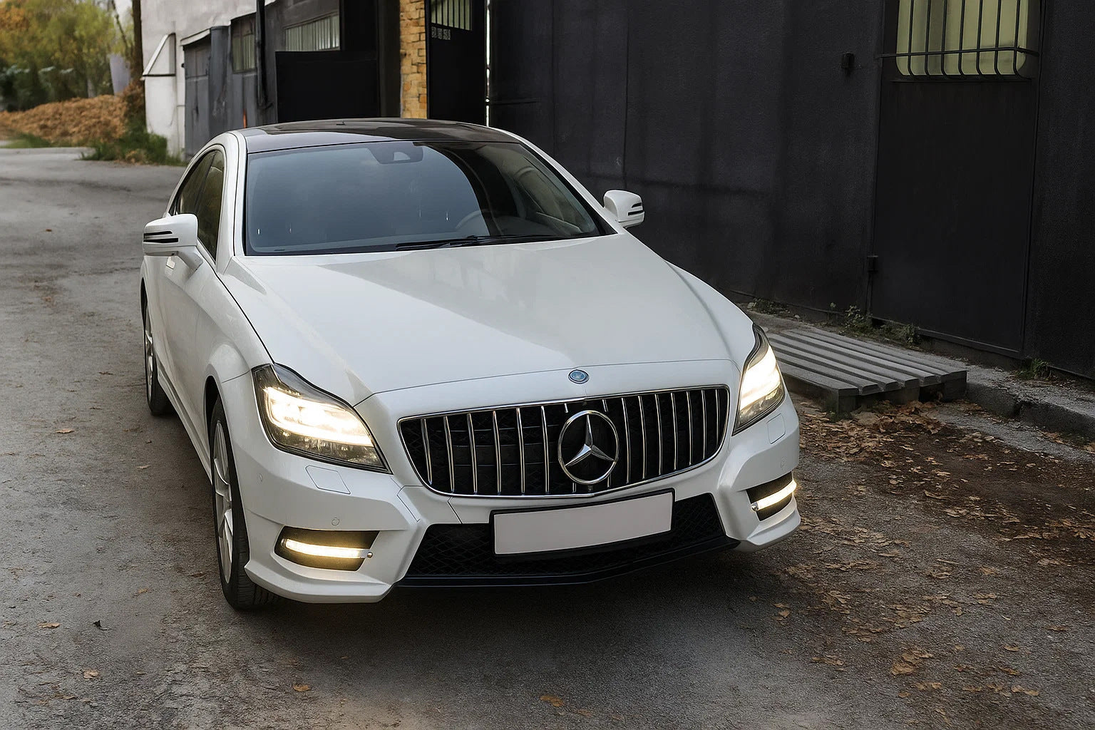 Front Grille 2011-2014 (GT Panamericana) for Mercedes CLS C218 2011-2018 - image 1