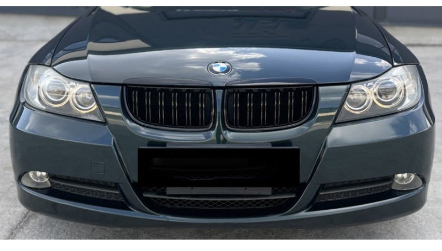 Kidney Grilles M-Look (for E-90/91, 2005-2008, Gloss Black) for BMW 3 Series E90/E91 2005-2011 - image 5