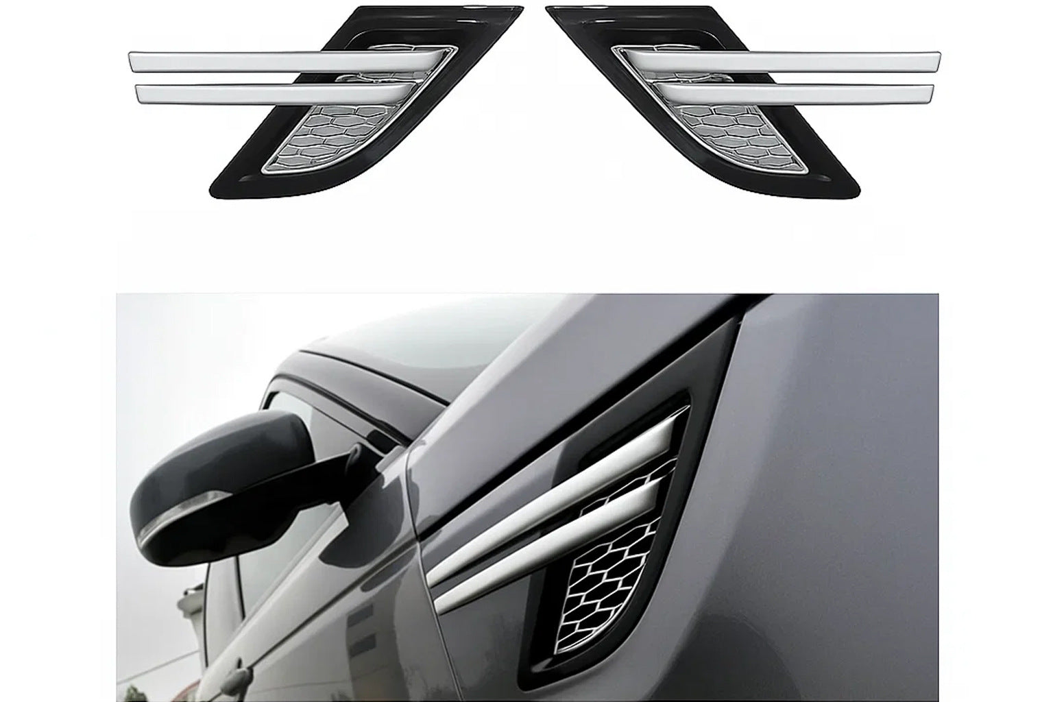 Chrome Gill Covers (4 pcs) for Range Rover Sport 2014-2022 - image 2