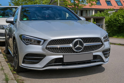 Front Grille Diamond Silver (for 2019-2022) for Mercedes CLA C118 2019- - image 1