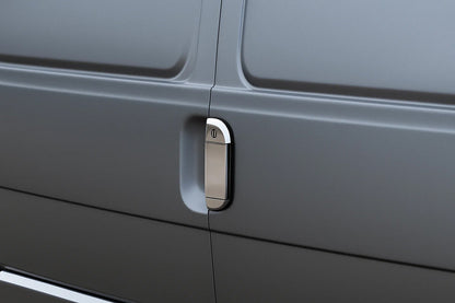Rear door handle cover (stainless steel) for Volkswagen T4 Transporter 1990-2003 - image 1