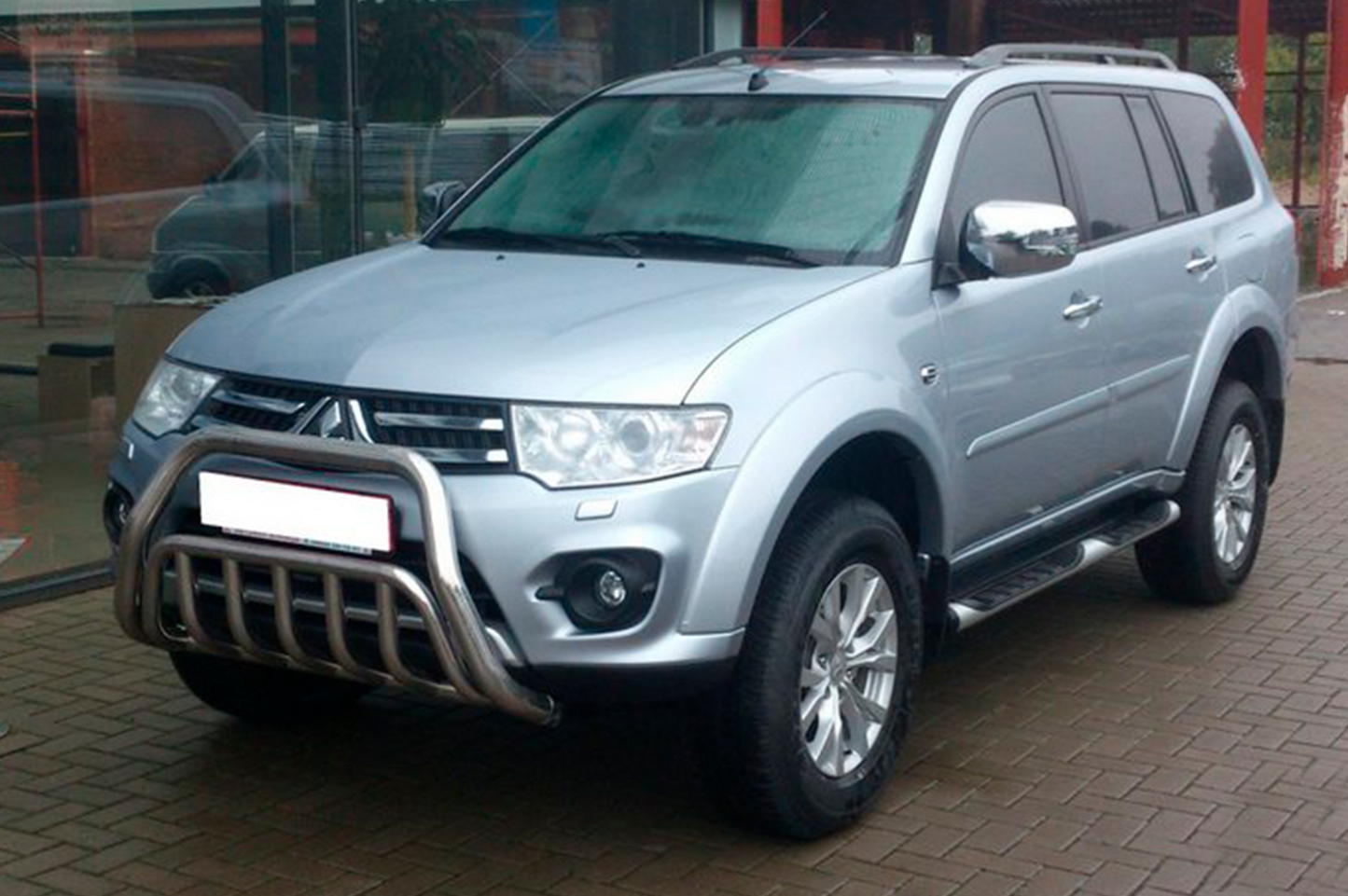 Front Bar WT002 (Stainless Steel) for Mitsubishi Pajero Sport 2008-2015 - image 2