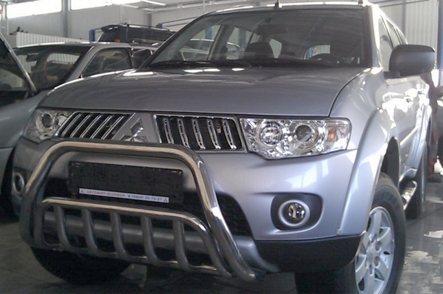 Front Bar WT002 (Stainless Steel) for Mitsubishi Pajero Sport 2008-2015 - image 3
