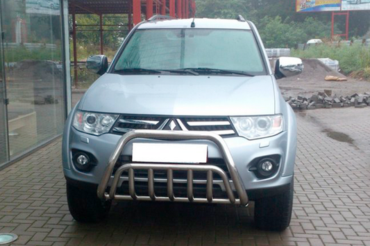 Front Bar WT002 (Stainless Steel) for Mitsubishi Pajero Sport 2008-2015 - image 1