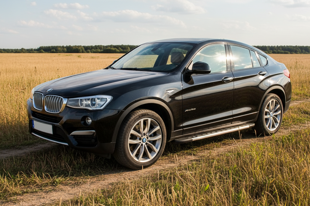 Side Steps Duru (2 pcs, Aluminum) for BMW X4 F-26 2014-2018 - image 1