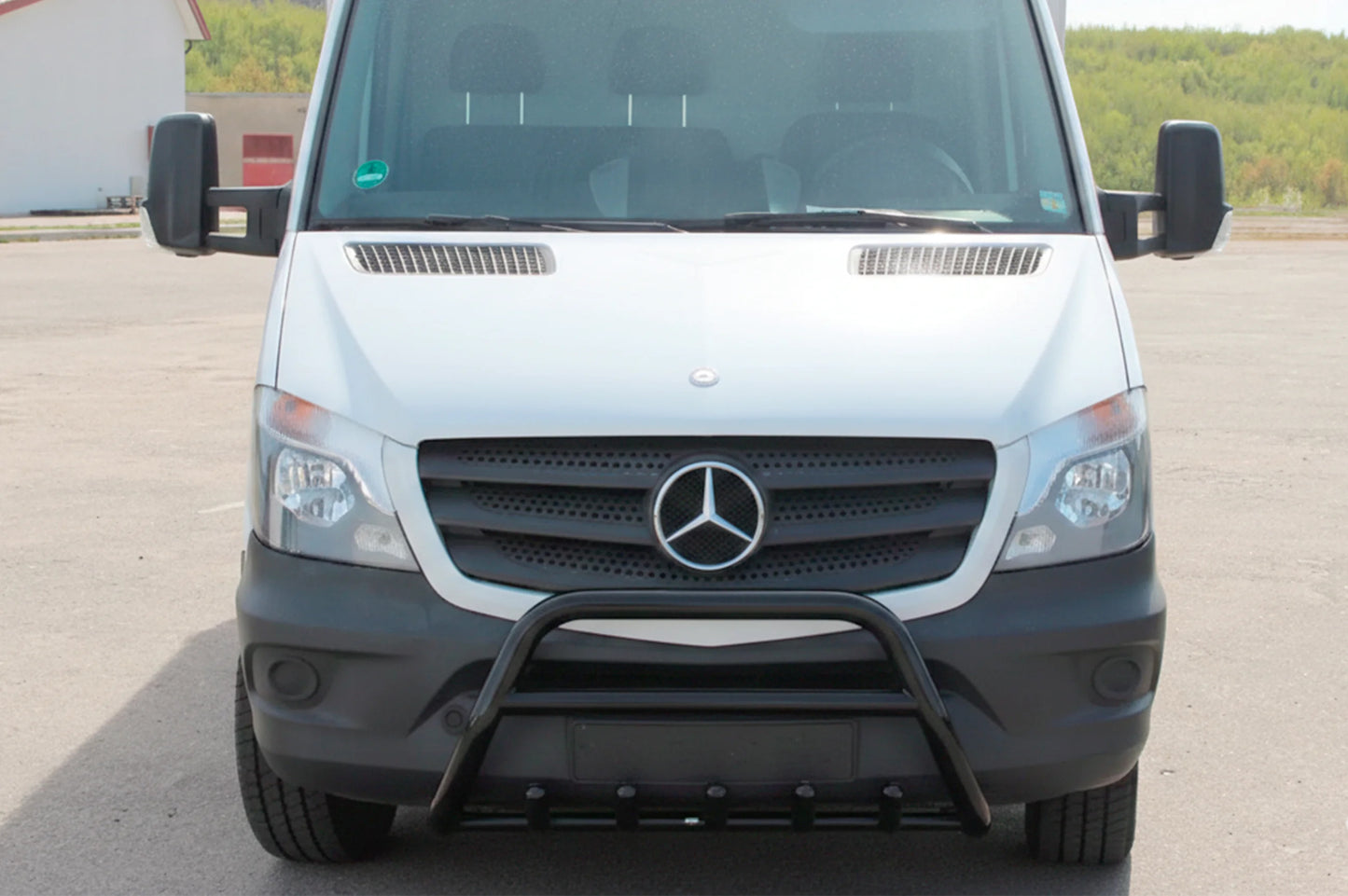 Bull Bar WT003 (black) for Mercedes Sprinter W906 2006-2018 - image 2