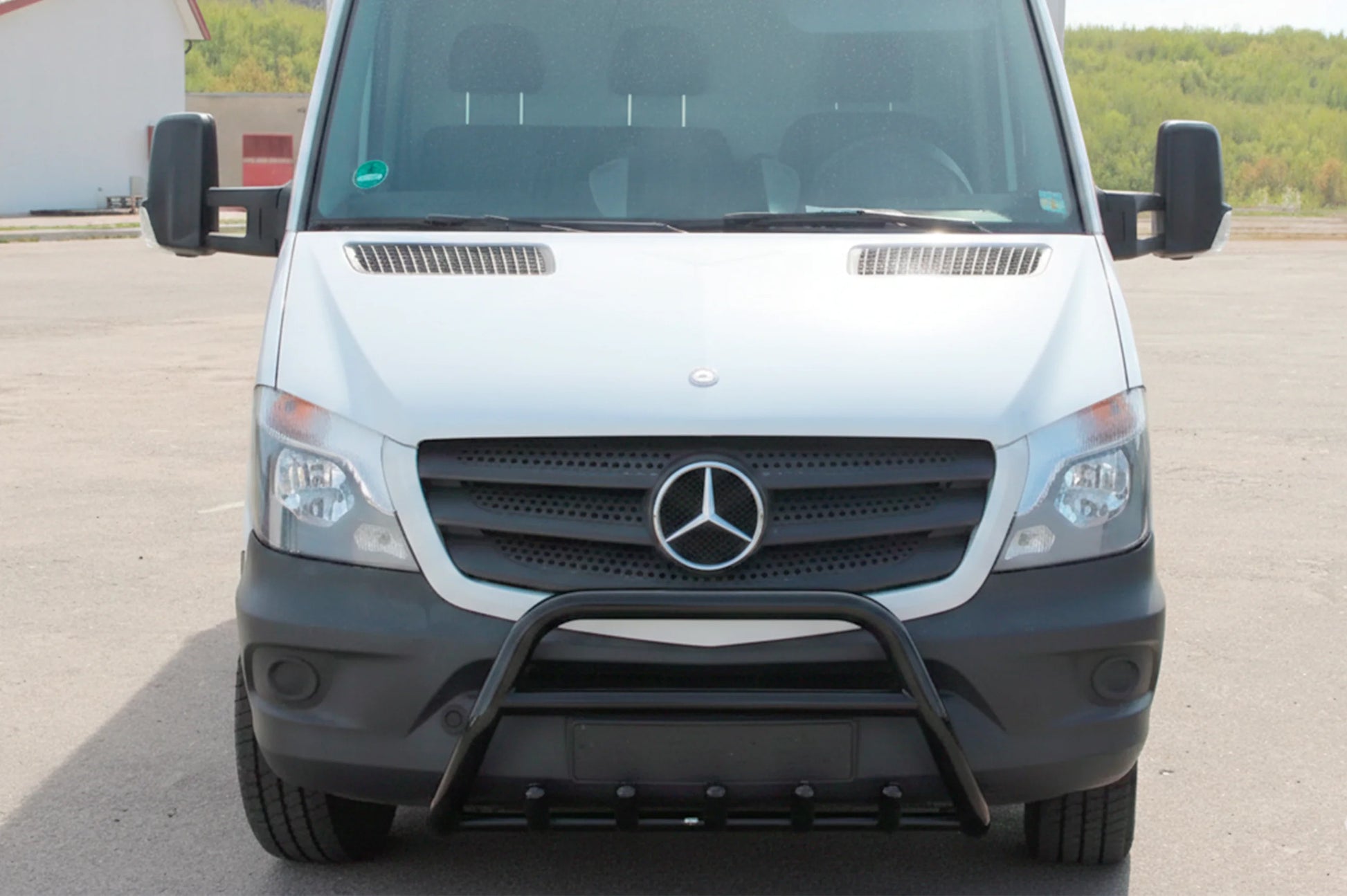 Bull Bar WT003 (black) for Mercedes Sprinter W906 2006-2018 - image 2