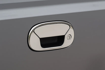 Rear door handle cover (stainless steel) for Fiat Doblo I 2001-2005 - image 1