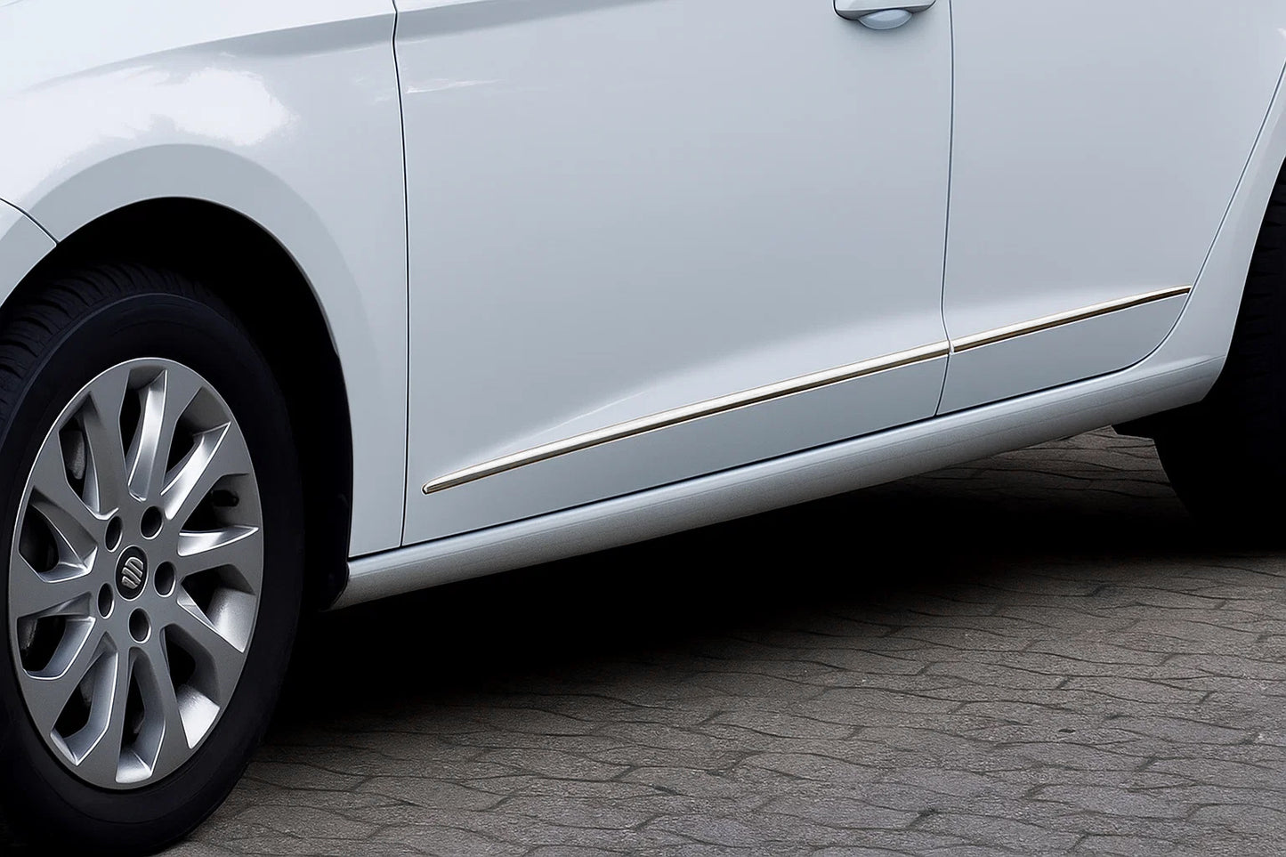 Door Mouldings Stainless Steel (4 pcs) for Seat Leon 2013-2020 - image 1