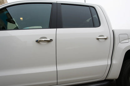Chrome Door Handle Covers (4 pcs, Stainless Steel) for Volkswagen Amarok 2010-2022 - image 1