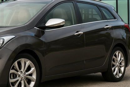 Side window trim molding (SW, stainless steel) for Hyundai I-30 2012-2017 - image 1