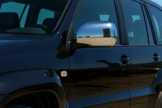 Mirror Covers (2 pcs, Stainless Steel) for Lexus GX470 2002-2009 - image 1