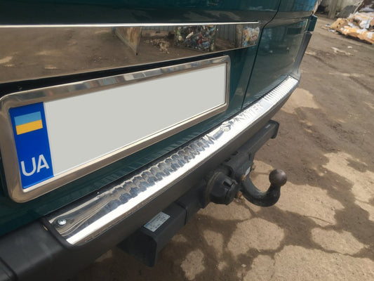 Trunk trim above license plate BlackChrome (stainless steel) for Volkswagen Crafter 2006-2016 - image 2