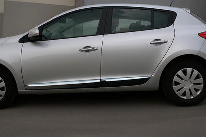 Door Mouldings Stainless Steel (HB, 4 pcs) for Renault Megane III 2009-2016 - image 1