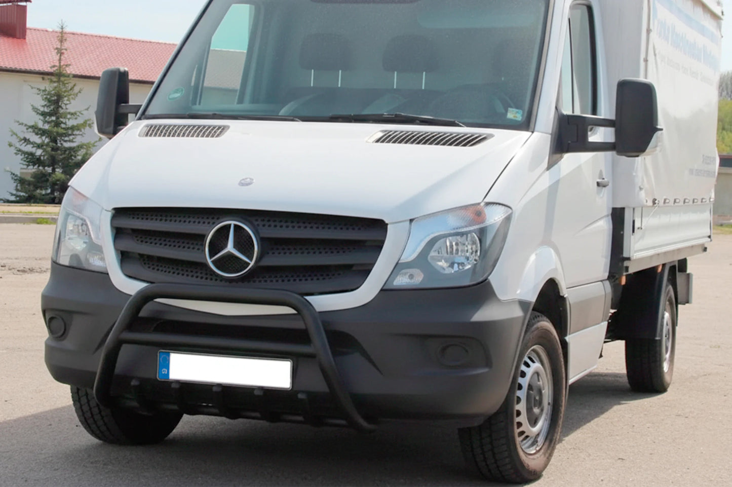 Bull Bar WT003 (black) for Mercedes Sprinter W906 2006-2018 - image 1