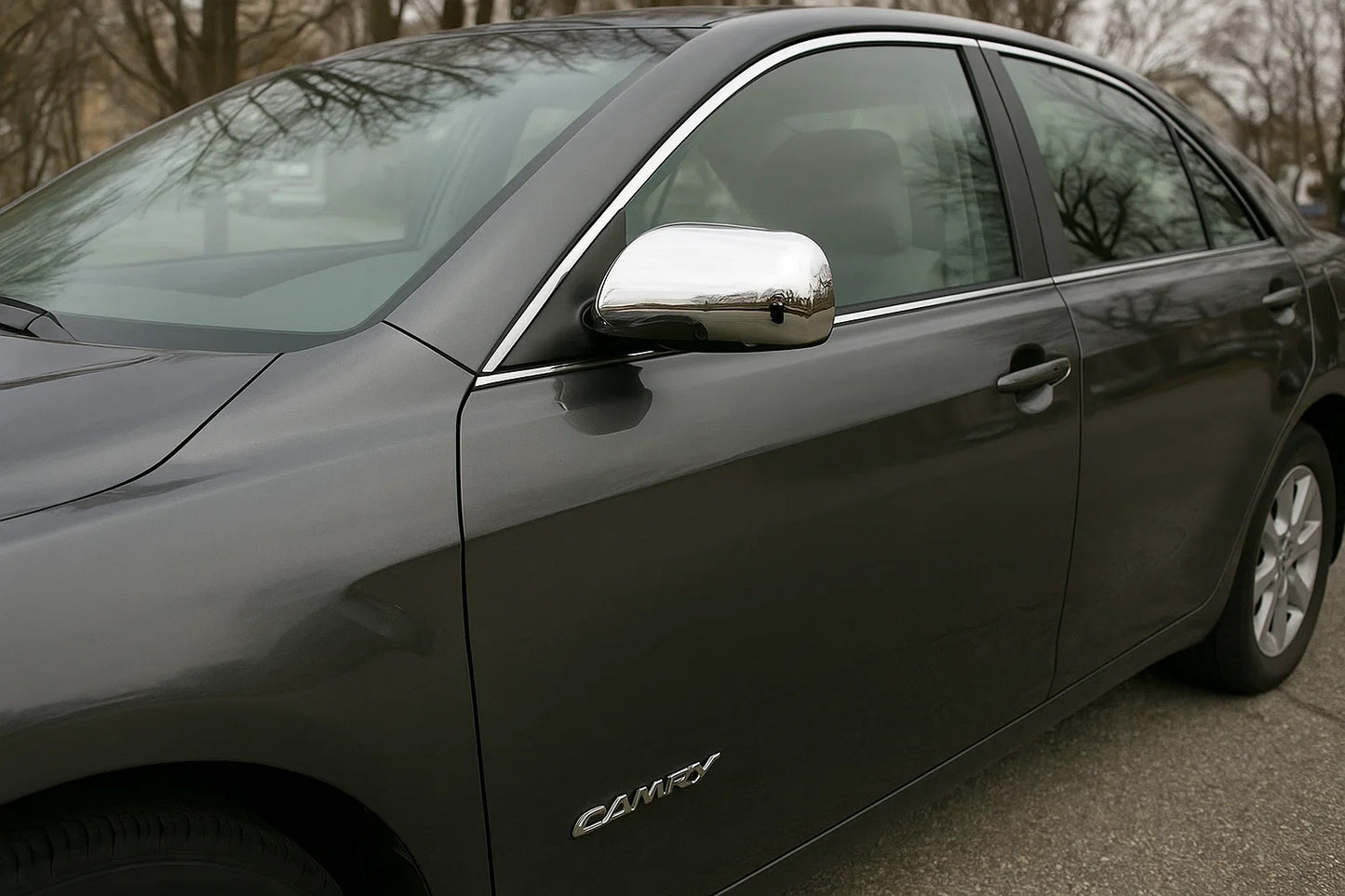 Chrome Mirror Covers (2 pcs) for Toyota Camry 2006-2011 - image 1