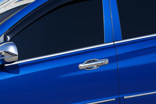 Chrome Window Trim PickUp (4 pcs, Stainless Steel) for SsangYong Action 2005-2018 - image 1