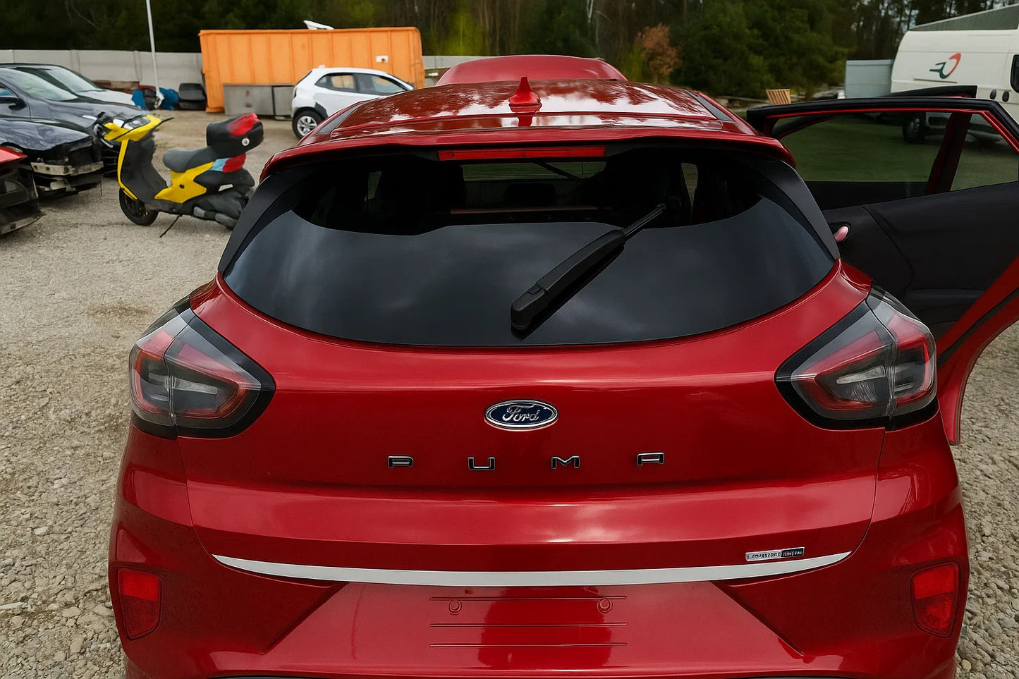 Trunk trim stainless steel for Ford Puma 2019- - image 1