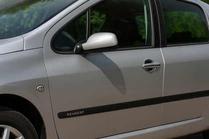 Chrome Handle Cup Covers (4 pcs, plastic) for Peugeot 307 2001-2008 - image 1