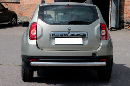 Rear bar straight (stainless steel) for Renault Duster 2008-2017 - image 1