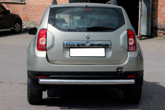 Rear bar straight (stainless steel) for Renault Duster 2008-2017 - image 1